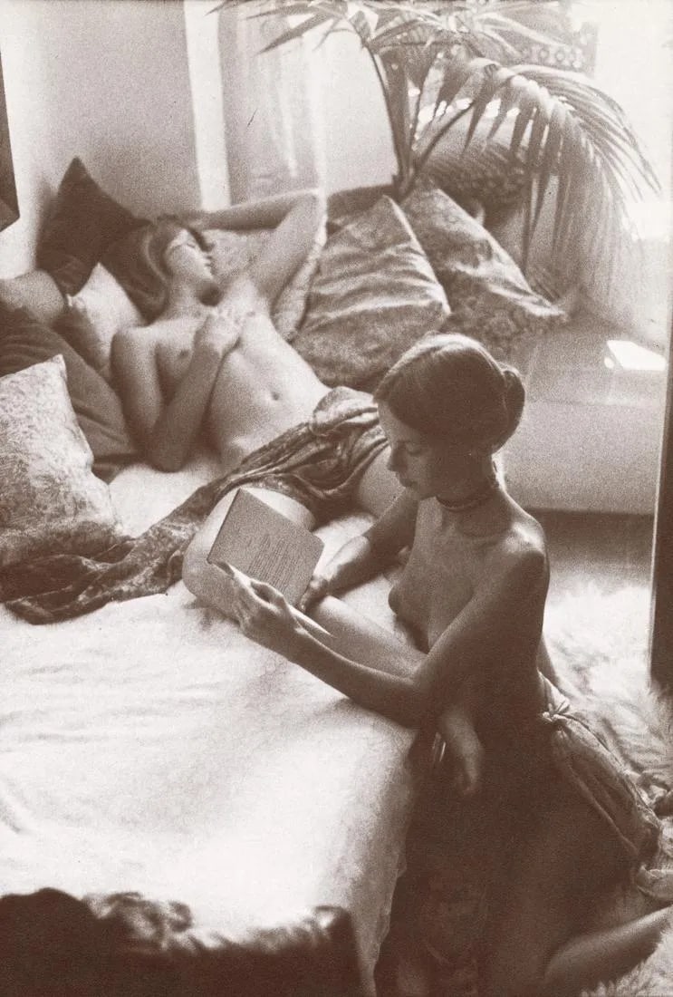 DAVID HAMILTON "Untitled"Print: David Hamilton (1933-2016) was a British-born French photographer and film director. He was known for his dreamy, soft-focus, and highly romanticized style of photography, primarily featuring young wo