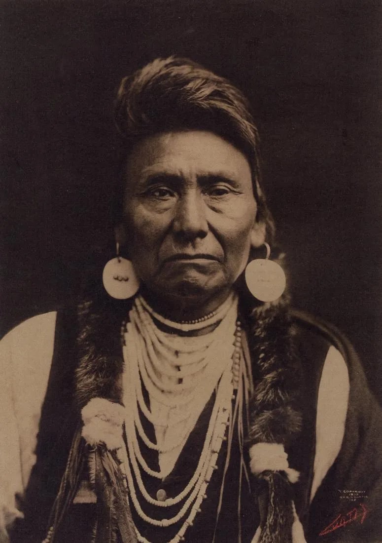EDWARD CURTIS "Chief Joseph Nez Perce, Idaho, 1903" Print (1 of 1)