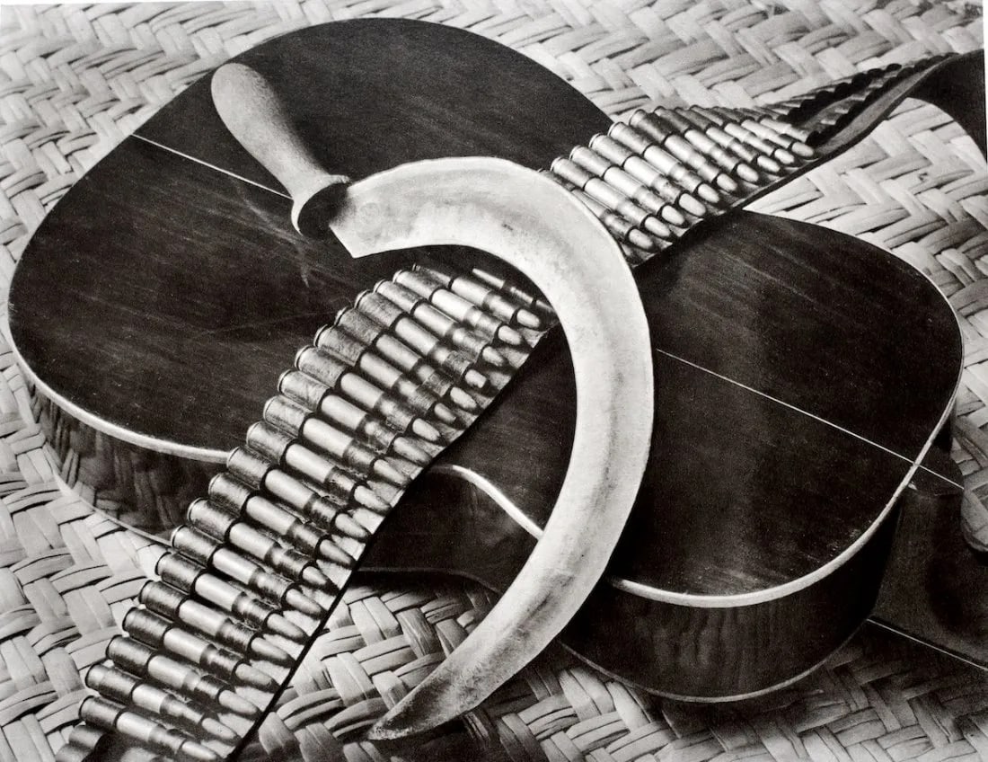 Tina Modotti "Composition with sickle, cartridge-belt" Print (1 of 1)