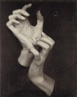 ALFRED STIEGLITZ "Georgia O'Keeffe, 1918" Print: Alfred Stieglitz, the influential American photographer and promoter of modern art, is renowned for his portrait of the American artist Georgia O'Keeffe. The photograph "Georgia O'Keeffe, 1918" likely