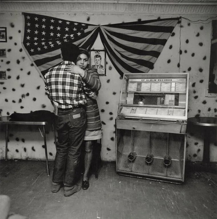 BRUCE DAVIDSON "East 100th St. Harlem, N.Y., 1968" Print: Bruce Davidson is an American photographer known for his influential work in documentary and street photography. "East 100th St. Harlem, N.Y., 1968" refers to one of his iconic photo series taken in t