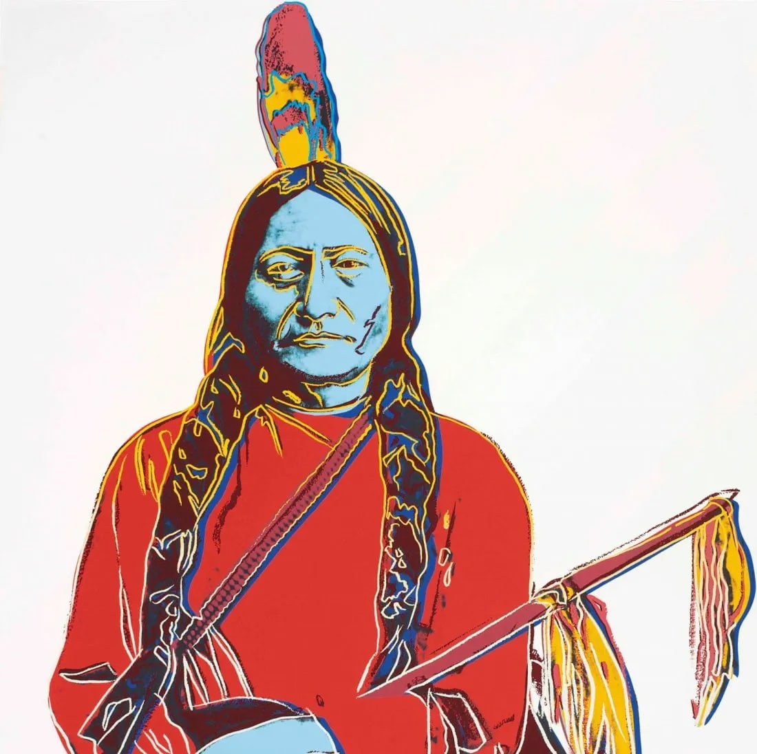 After Andy Warhol"War Bonnet Indian (Wove Paper)" Print (1 of 1)