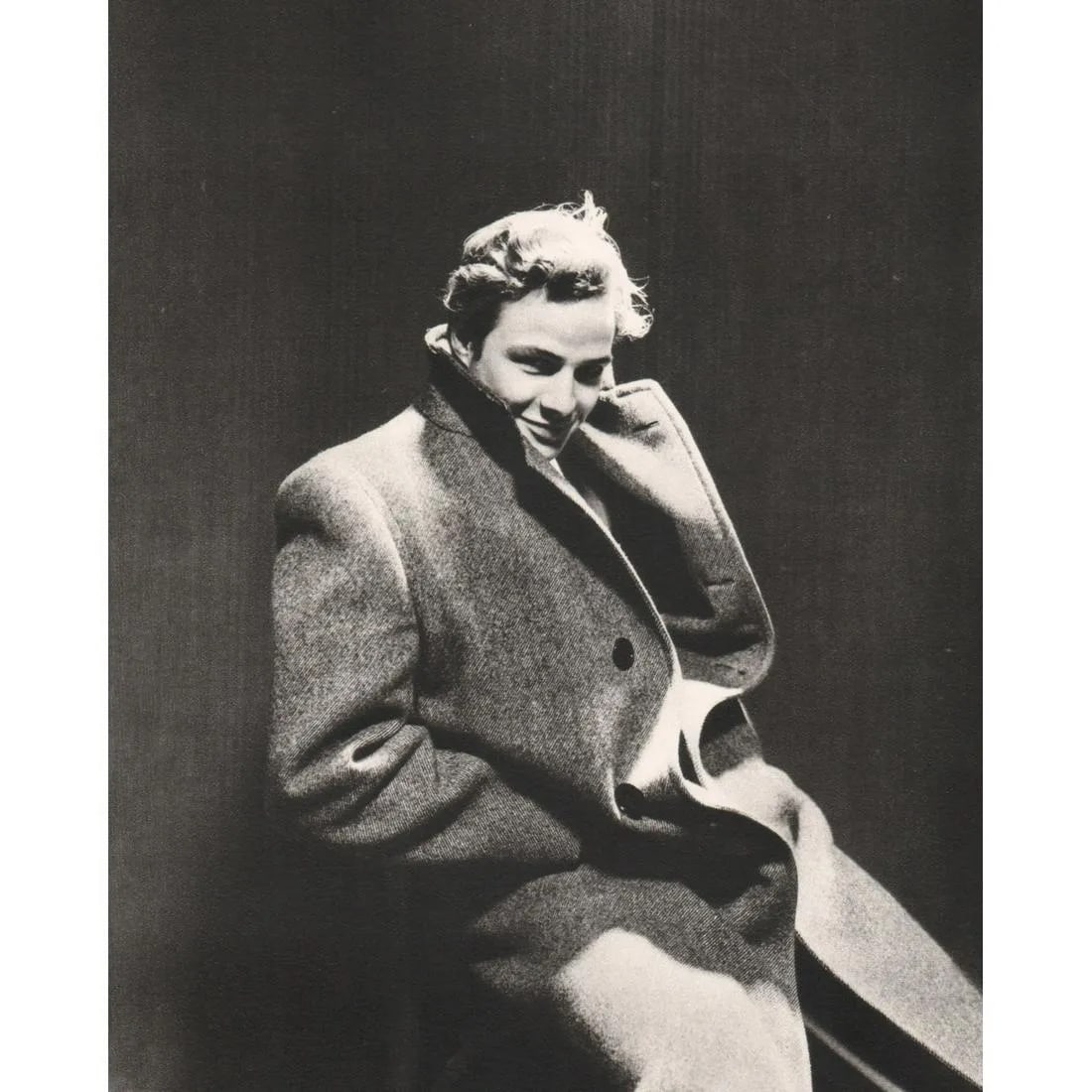 CECIL BEATON "Marlon Brando, 1947" Print: Cecil Beaton was a renowned British fashion and portrait photographer who captured the images of many famous individuals, including celebrities like Marlon Brando. His portrait of Marlon Brando taken