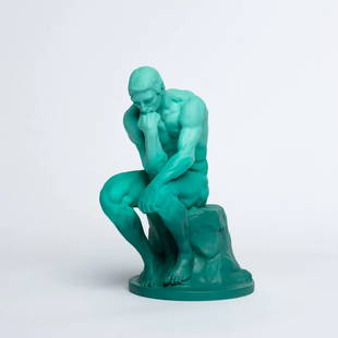 Auguste Rodin "The Thinker, 1904" Sculpture: Auguste Rodin was a renowned French sculptor known for his groundbreaking and innovative contributions to the world of sculpture. He is best known for his expressive and highly detailed works, which o