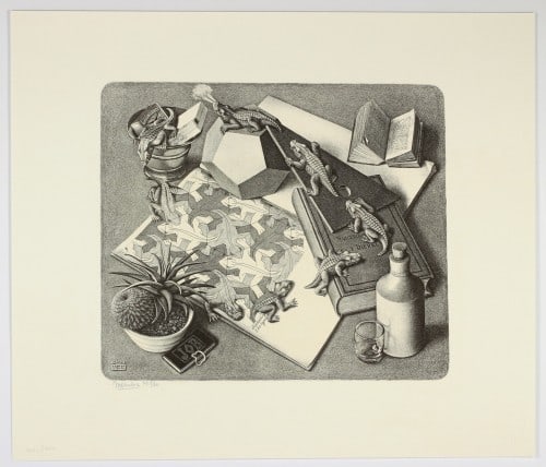 M.C. Escher "Reptiles" Etching (1 of 1)