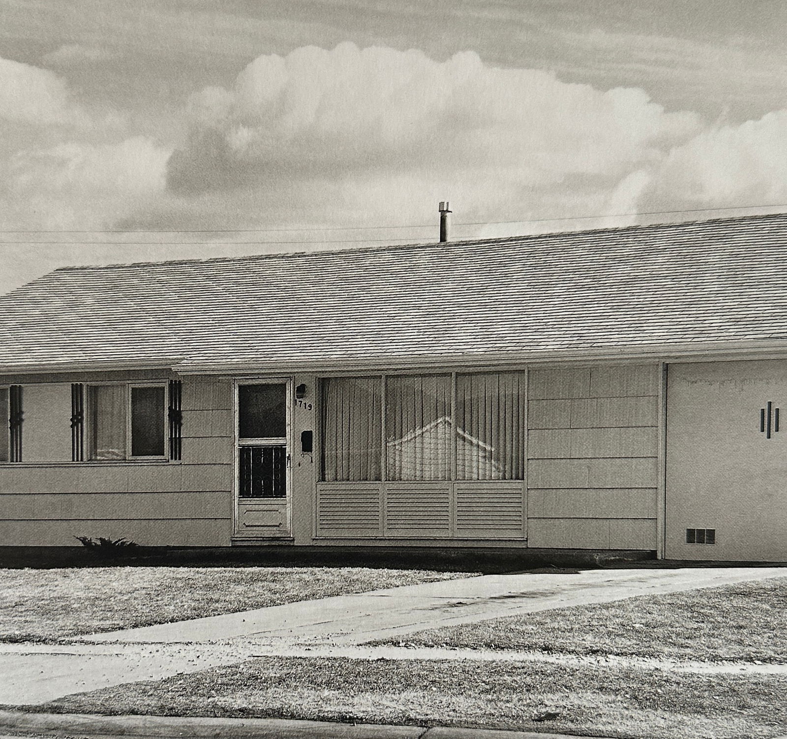 Robert Adams "Untitled" Print.: Robert Adams (1937-1997): Robert Adams was an American photographer who is known for his black-and-white photographs of the American West, particularly the landscapes of Colorado and Oregon. His work