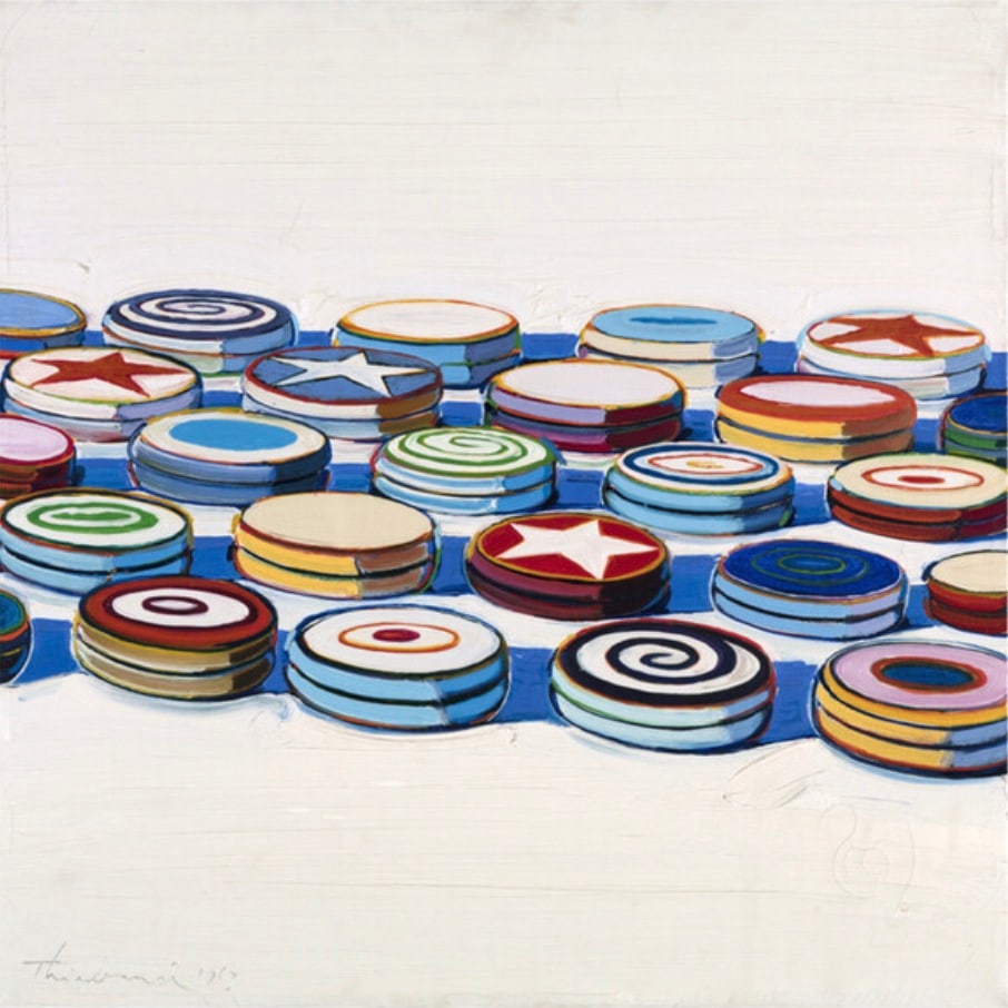 Wayne Thiebaud "Yo Yos, 1963" Offset Lithograph (1 of 1)
