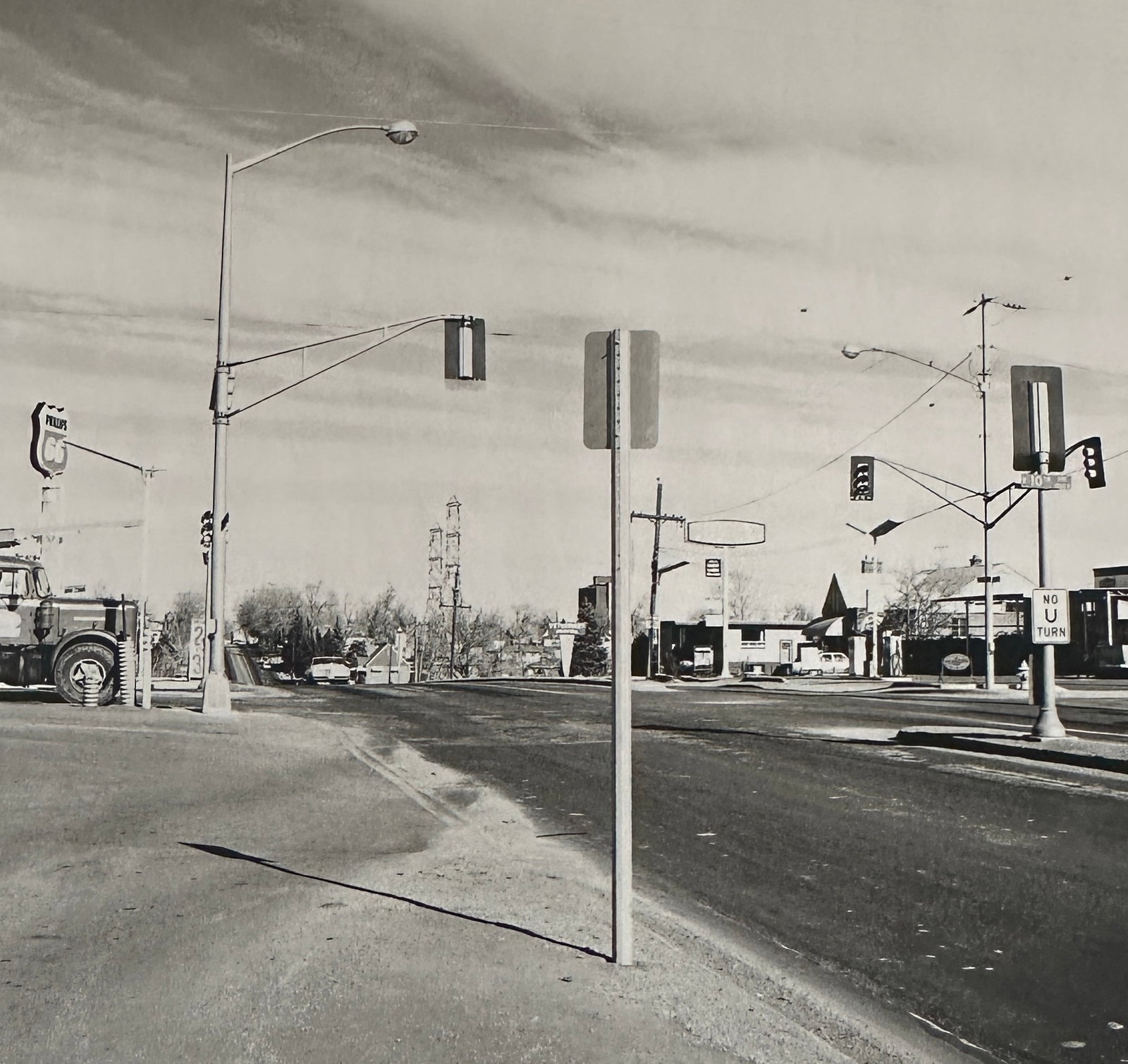 Robert Adams "Untitled" Print.: Robert Adams (1937-1997): Robert Adams was an American photographer who is known for his black-and-white photographs of the American West, particularly the landscapes of Colorado and Oregon. His work