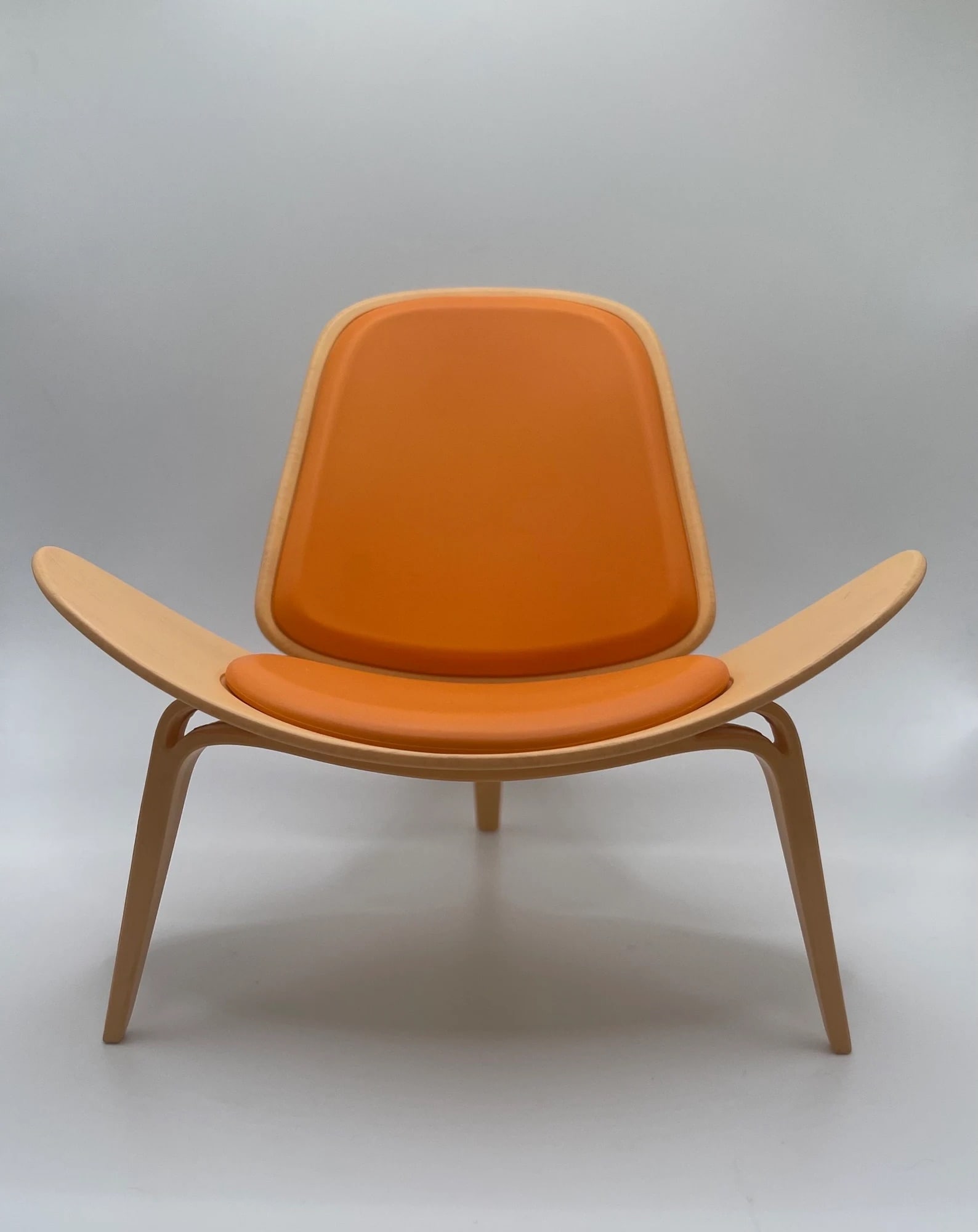 Three Hans Wegner Shell Chairs, Scale Model Desk Displays (1 of 8)