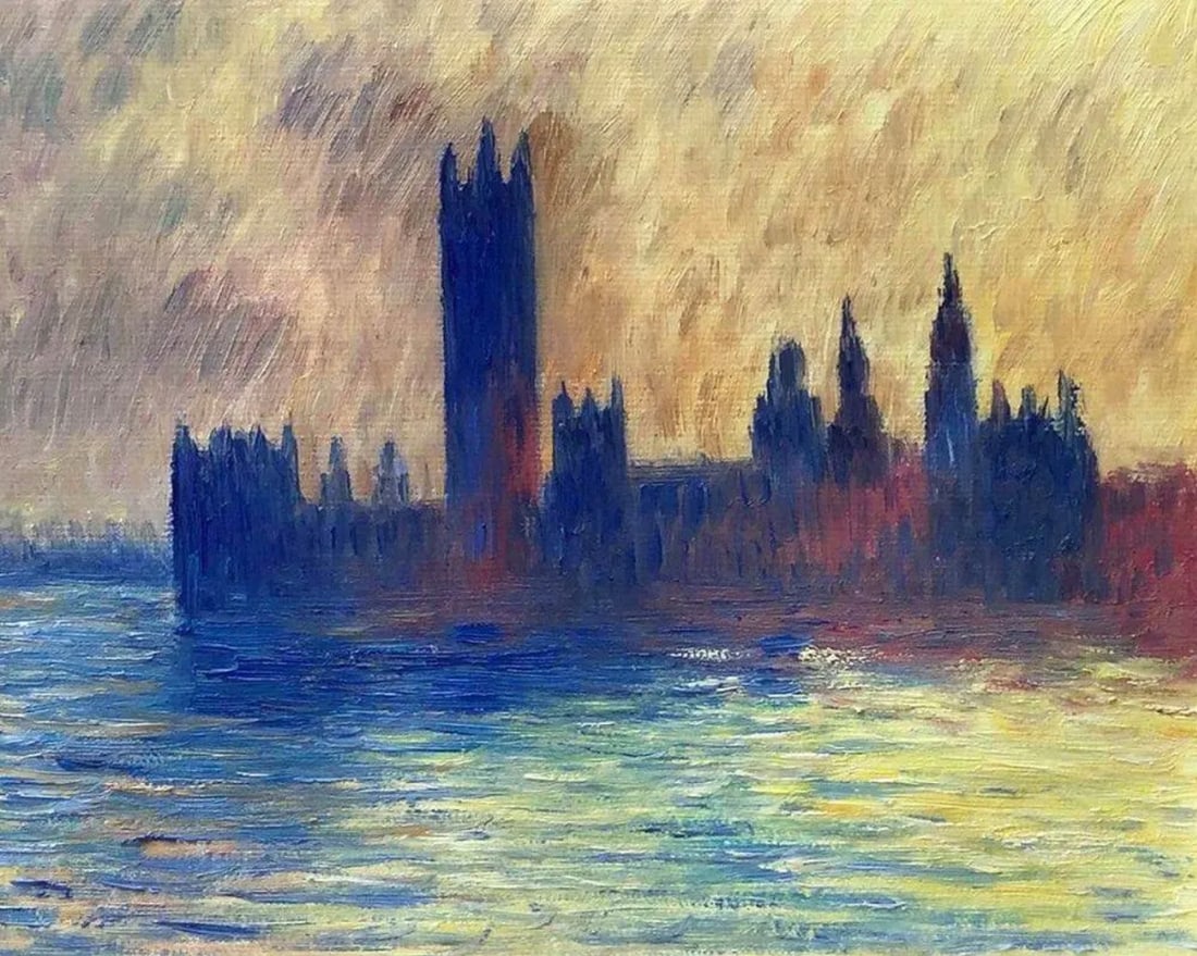 Claude "houses Of Parliament,1904" Oil Painting Auction