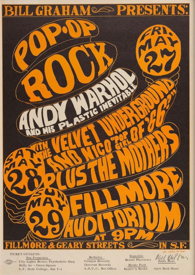 Andy Warhol "Velvet Underground" Poster (1 of 1)