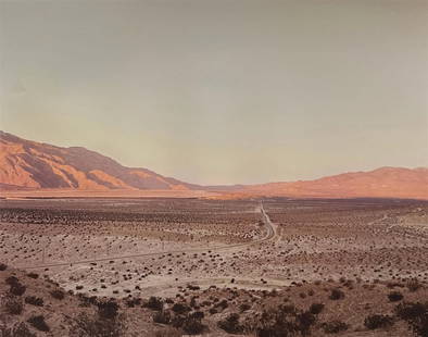 Richard Misrach "San Gorgonio Pass 1981" Print.: Richard Misrach is a contemporary American photographer known for his large-scale photographs of the American landscape. Born on February 25, 1949, in Los Angeles, California, Misrach began his career