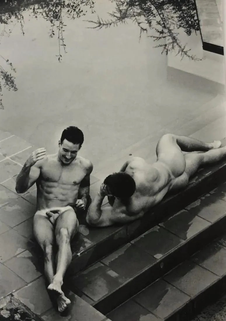 Tom Bianchi "Pool Talk, 1991" Print (1 of 1)