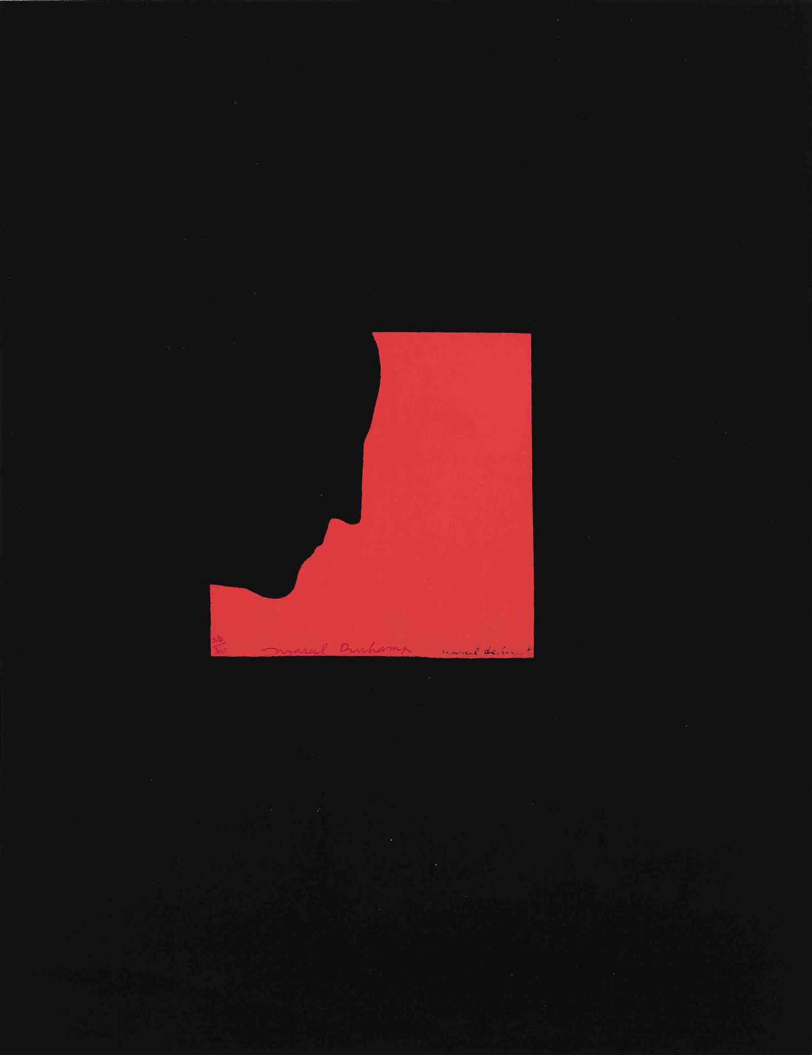 Marcel Duchamp (Self-Portrait in Profile) Print (1 of 1)