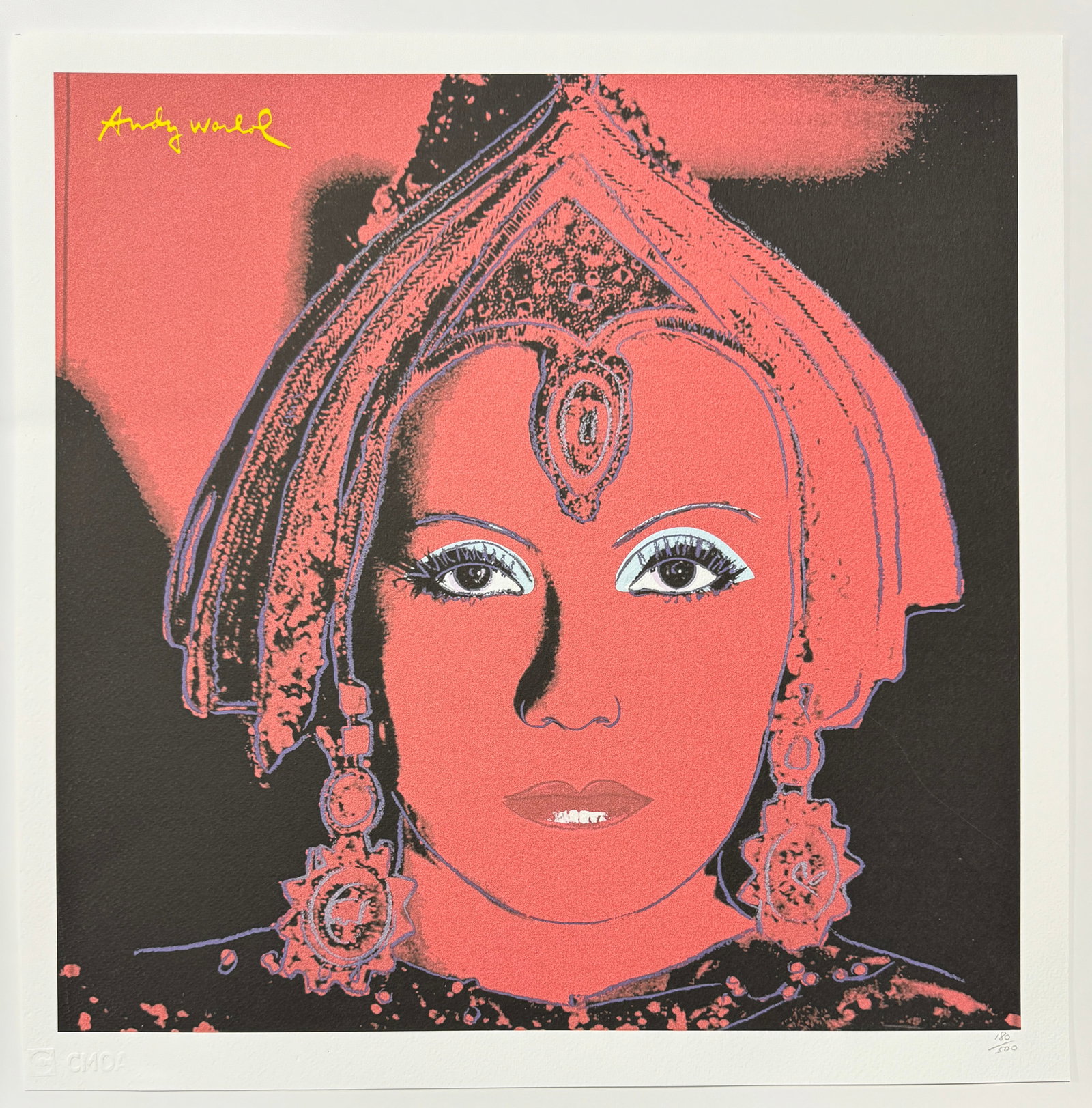 Andy Warhol "The Star" From Myths, Numbered Lithograph: Andy Warhol (1928–1987) was an American artist, filmmaker, and leader of the pop art movement. Born on August 6, 1928, in Pittsburgh, Pennsylvania, Warhol became one of the most influential figures 