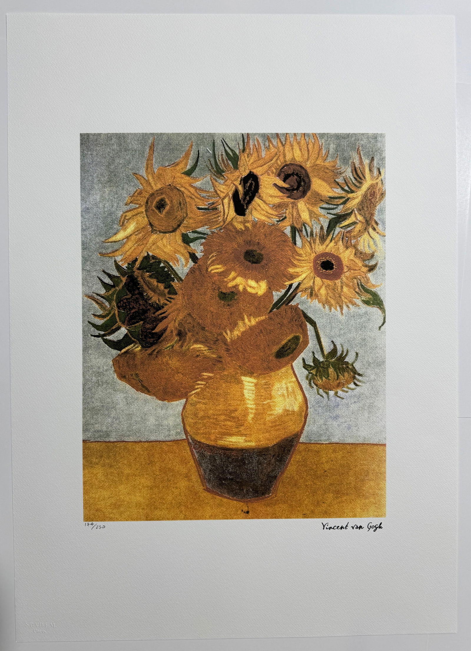 Vincent Van Gogh Signed, Numbered Lithograph (1 of 8)