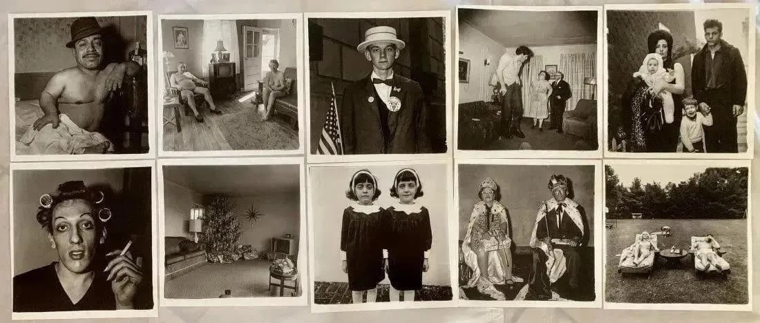 Diane Arbus Set of 10 Prints, Plate Signed and Numbered (1 of 10)