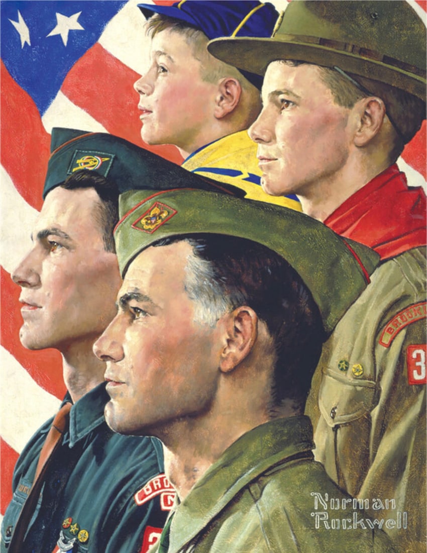 Norman Rockwell "Growth of a Leader, 1966" Offset Lithograph (1 of 1)