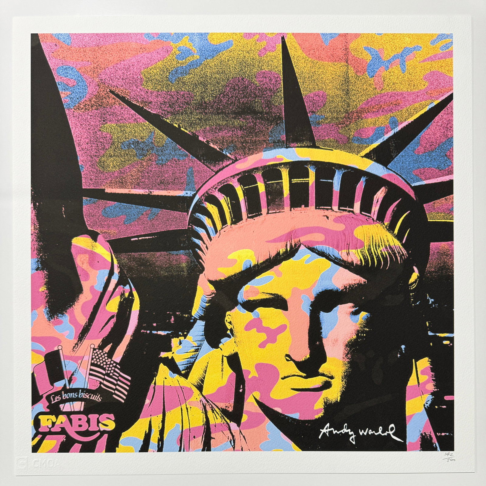 Andy Warhol "Statue of Liberty" From Myths, Numbered Lithograph: Andy Warhol (1928–1987) was an American artist, filmmaker, and leader of the pop art movement. Born on August 6, 1928, in Pittsburgh, Pennsylvania, Warhol became one of the most influential figures 