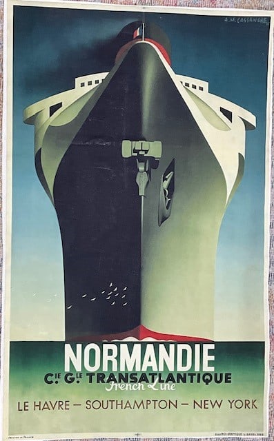 A.M. Cassandre Normandie Poster (1 of 8)
