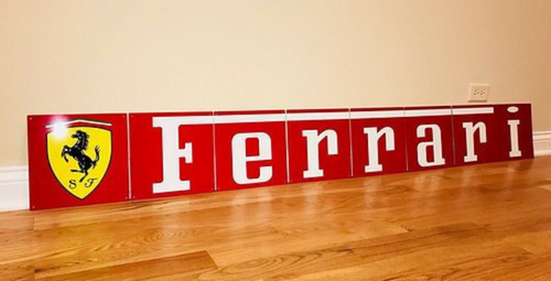Ferrari Aluminum Garage Display (1 of 2)
