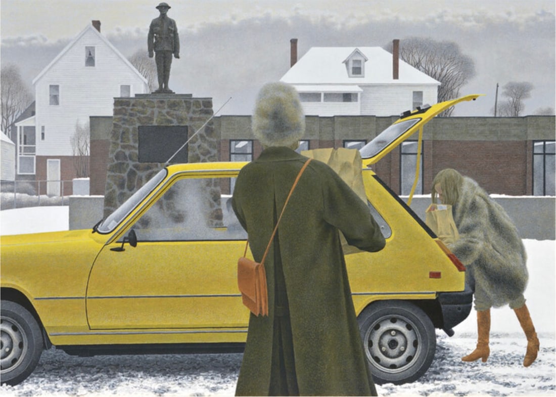 Alex Colville "Main Street, 1979" Offset Lithograph (1 of 1)