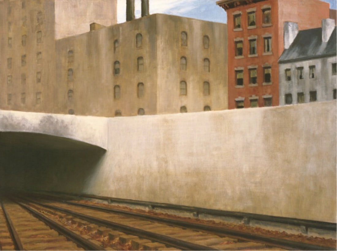 Edward Hopper "Approaching a City, 1946" Offset Lithograph (1 of 1)