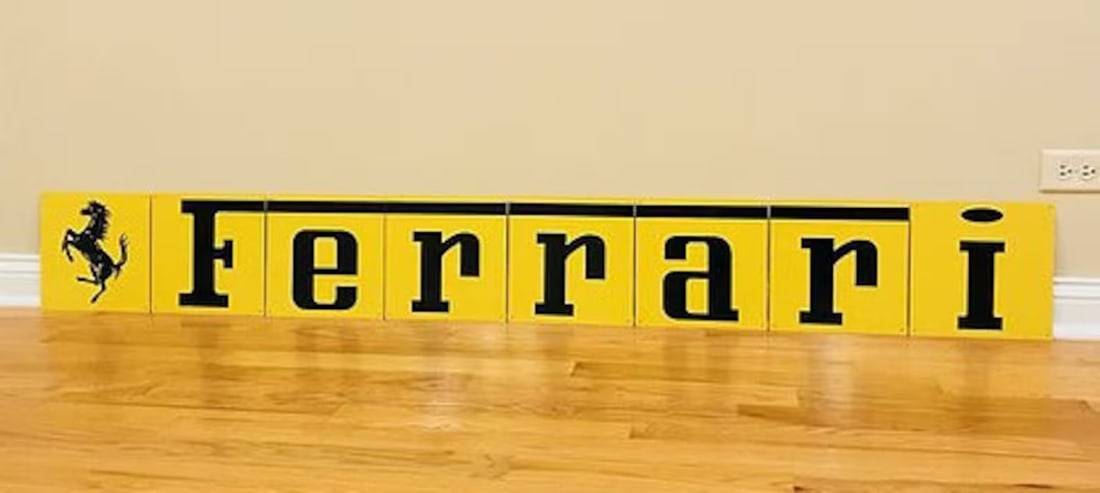 Ferrari Aluminum Garage Display (1 of 2)