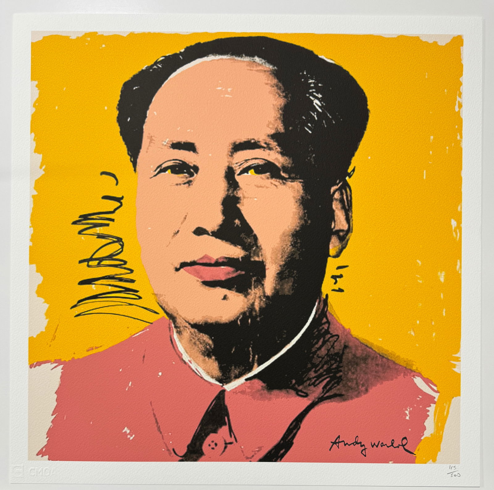 Andy Warhol "General Mao" Numbered Lithograph (1 of 7)