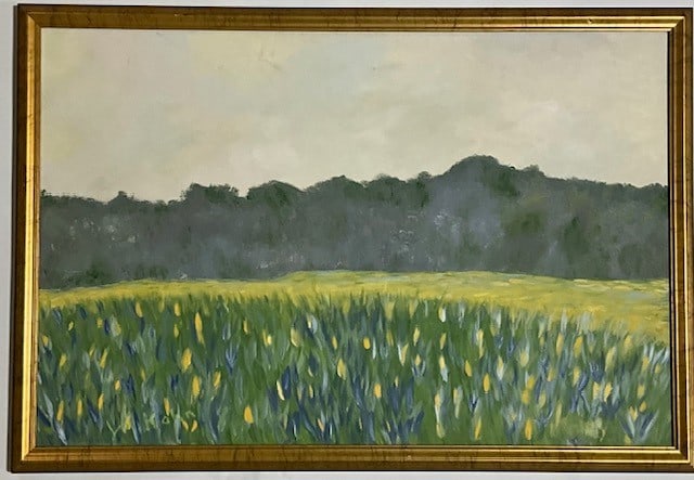 Wolf Kahn German 1927-2020. Untitled Oil Canvas Circa 1980's Signed Lower Left (1 of 16)