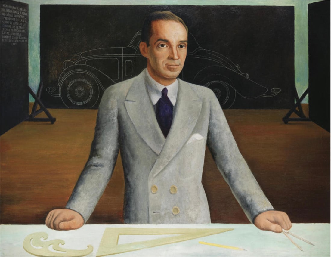 Diego Rivera "Edsel Ford, 1932" Offset Lithograph (1 of 1)