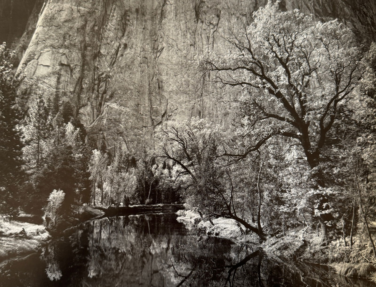 Ansel Adams "Merced River, Cliffs, Autumn, Yosemite Valley, 1939" Print (1 of 5)