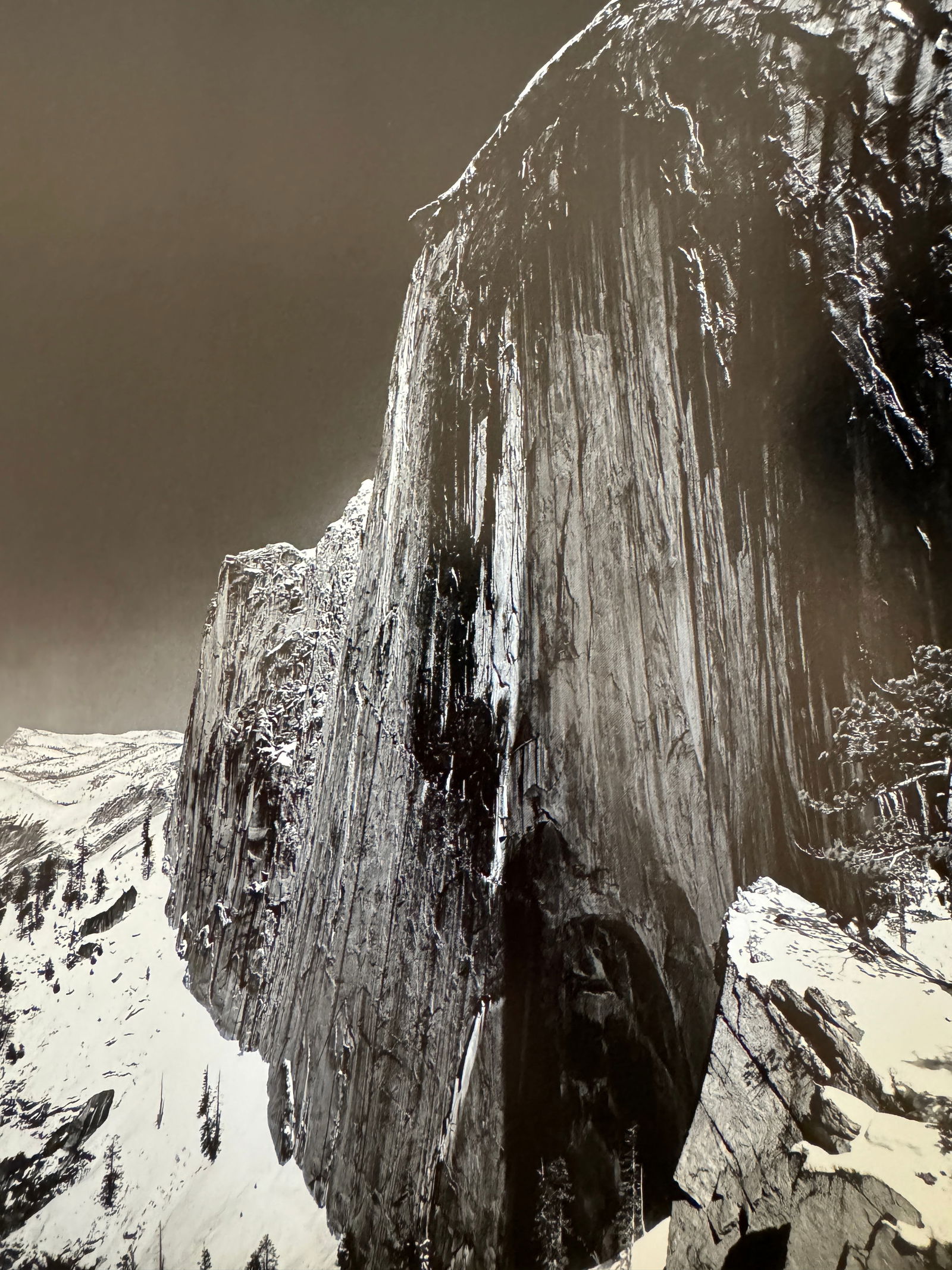 Ansel Adams "Monolith, The Face of the Half Dome, Yosemite Valley, 1927" Print (1 of 5)