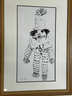 Mike Kelley, Preliminary Sketch for "Humanoid", Morphology, Ink on Paper: Mike Kelley (1954–2012) was an American artist known for his multidisciplinary approach, incorporating various mediums such as painting, sculpture, performance, and video. Born on October 27, 1954,