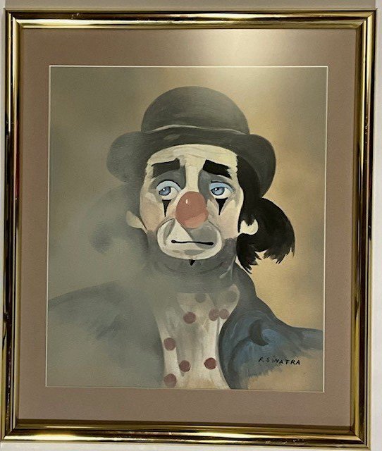 Frank Sinatra Original Clown Painting (1 of 4)