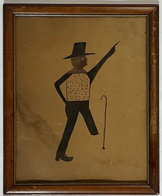 Bill Traylor Original Gouache on Cardboard (1 of 6)
