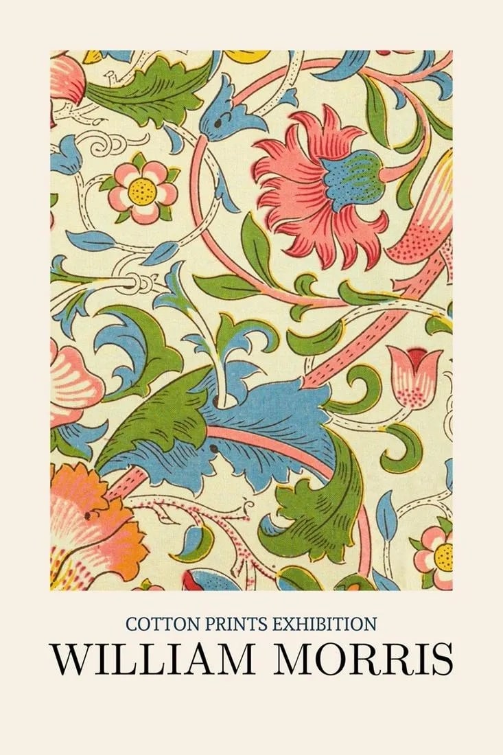 William Morris "Untitled" Offset Lithograph (1 of 1)