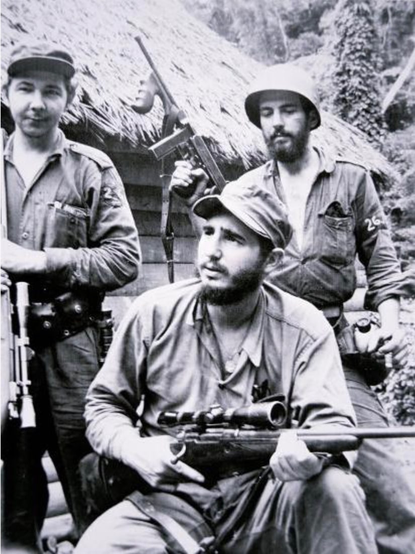 Fidel Castro "Sierra Maestra Mountains, 1957" Photo Print: Fidel Castro was a Cuban revolutionary and politician who played a key role in the Cuban Revolution, leading to the establishment of a socialist state in Cuba. Here are some key points about Fidel Cas