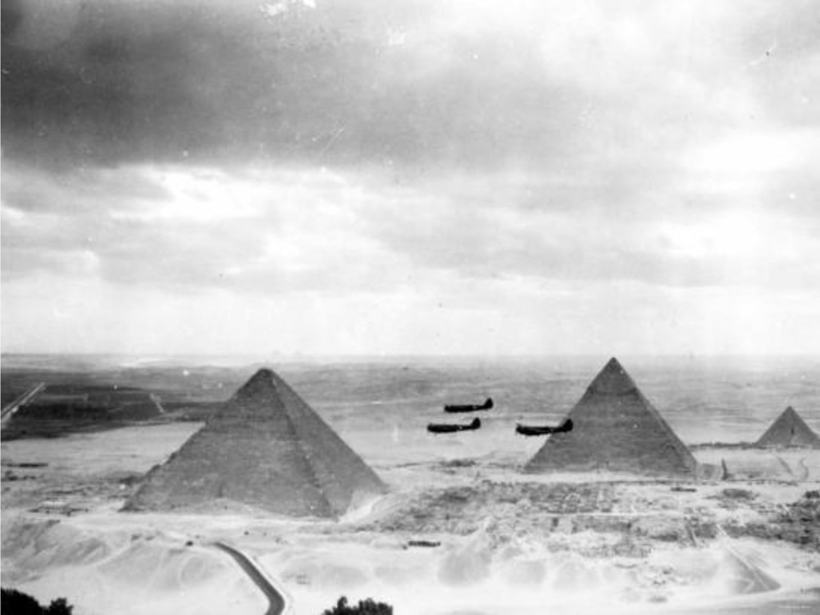 Egypt, World War II, Photo Print: World War II (1939–1945) was a global conflict that involved most of the world's nations. It was the deadliest and most widespread war in history, resulting in profound political, social, and econom