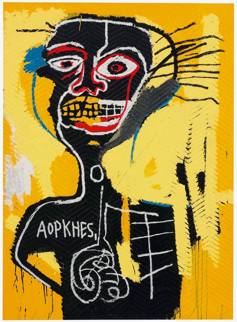 AFTER JEAN-MICHEL BASQUIAT (1960-1988) Cabeza (1 of 1)