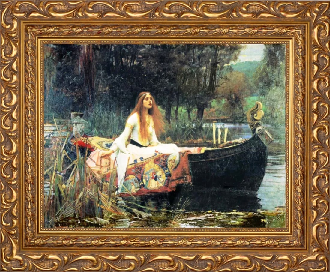 John William Waterhouse "The Lady of Shalott" Oil Painting (1 of 5)