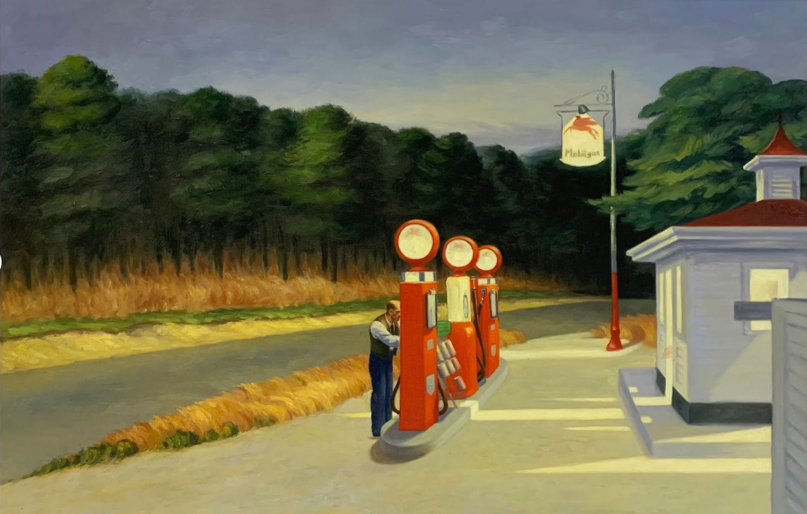 Edward Hopper "Gas, 1940" Offset Lithograph (1 of 5)