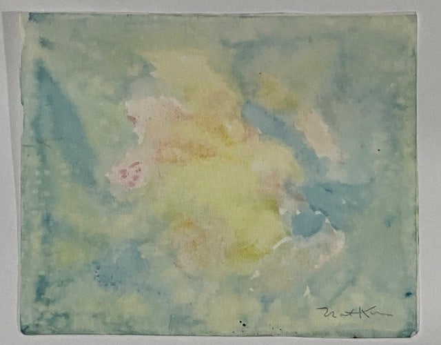 Robert Natkin watercolor study on paper: Robert Natkin watercolor study on paper signed lower side Measures 11.00 X 9.00