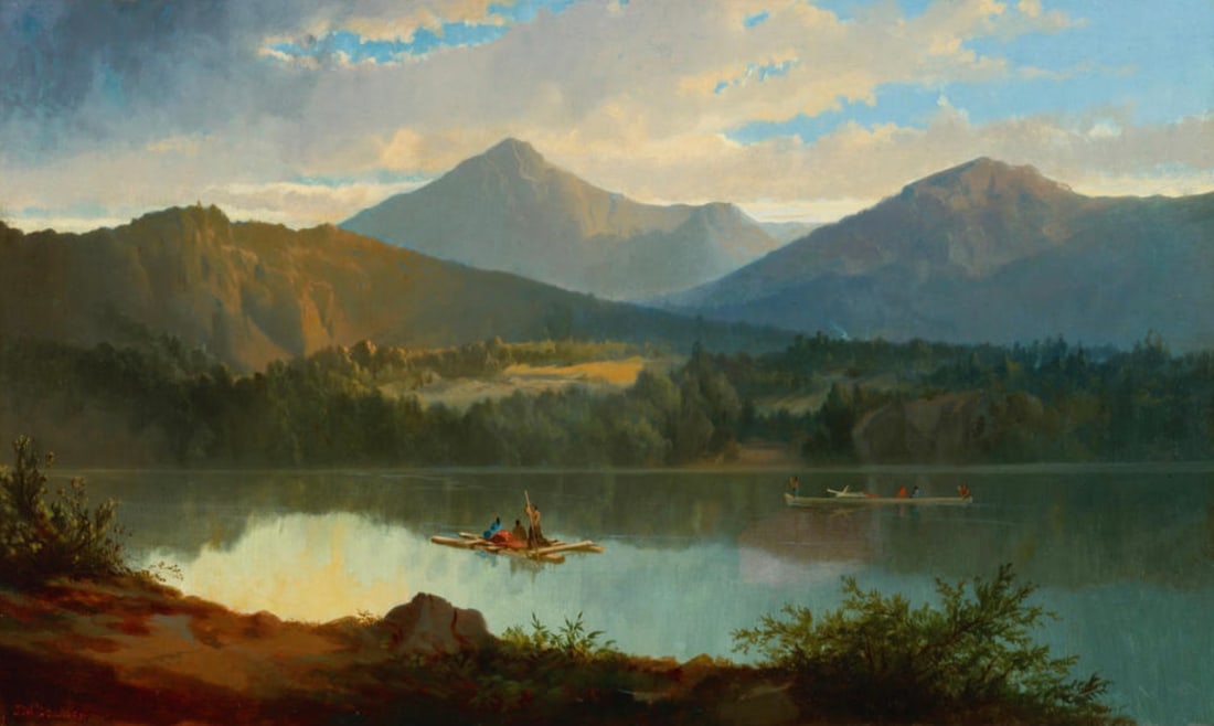 John Mix Stanley "Western Landscape, 1849" Offset Lithograph (1 of 5)