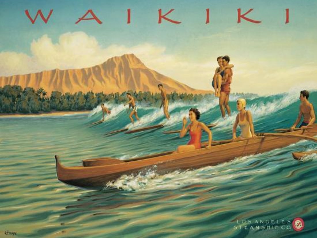 Waikiki Beach Poster (1 of 1)