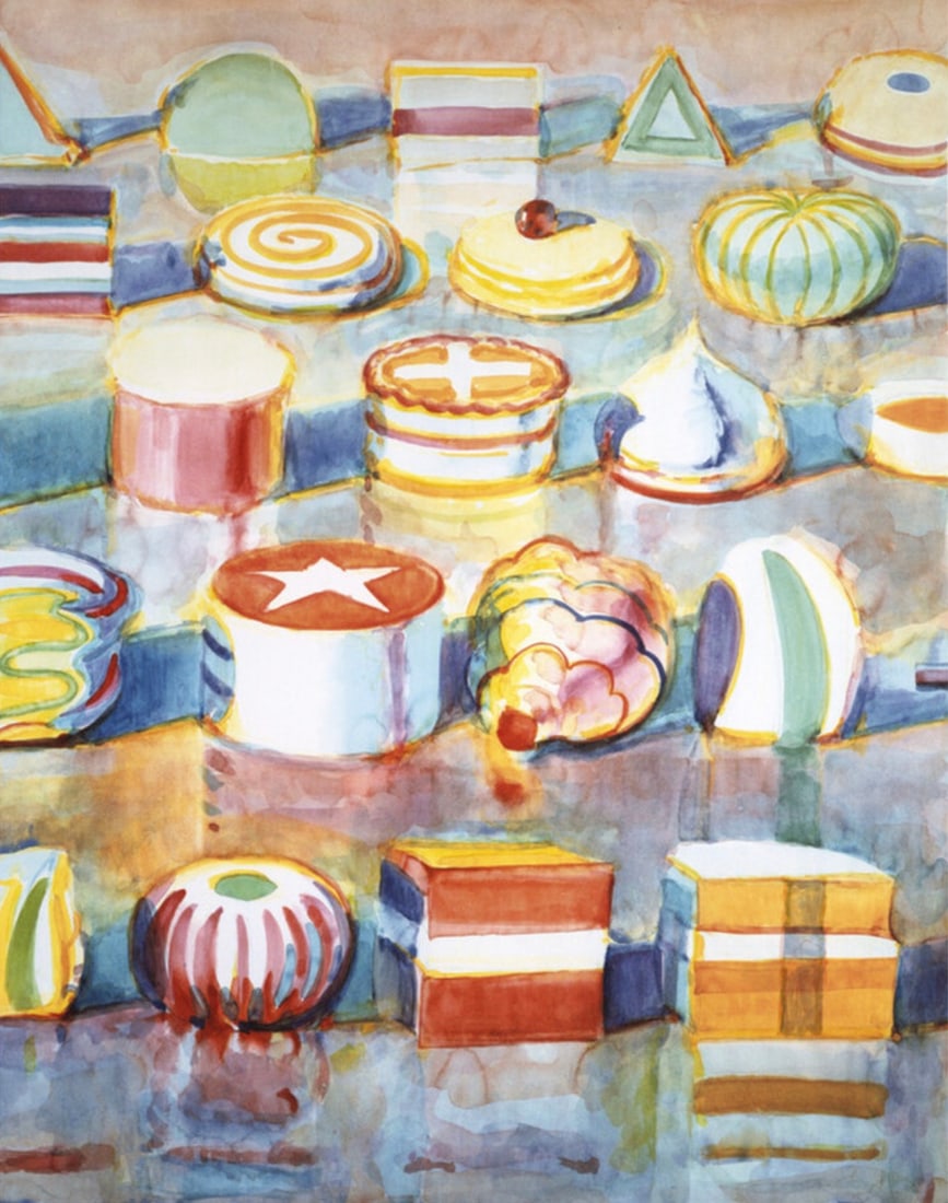 Wayne Thiebaud "Display Rows, 1990" Offset Lithograph (1 of 1)