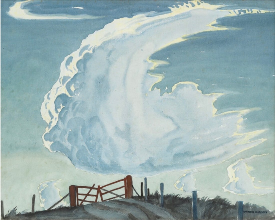 Kenneth Macqueen "Untitled, 1950" Offset Lithograph (1 of 1)