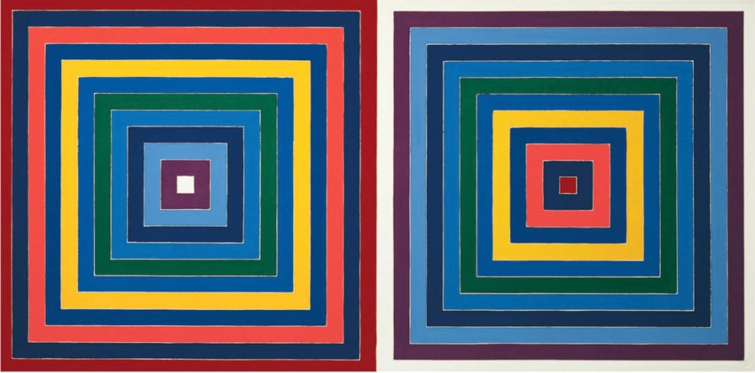 Frank Stella "Double Concentric, Scamble, 1971" Print (1 of 3)