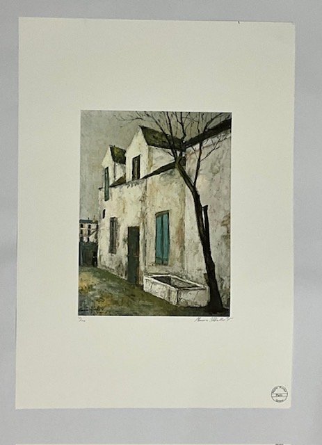 Maurice Utrillo Pencil Signed/ Numbered Lithograph Print (1 of 8)