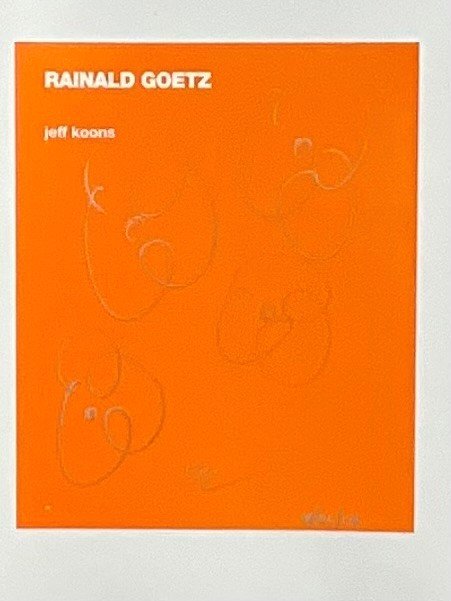 Jeff Koons “Flowers" Marker on Paper (1 of 4)